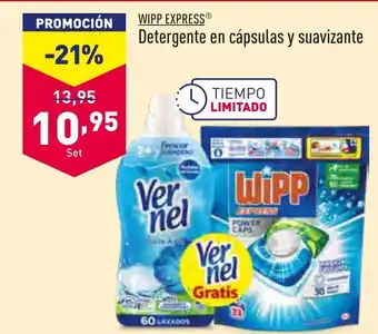 ALDI Detergente En Cápsulas Y Suavizante oferta