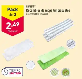 ALDI Recambios De Mopa Limpiasuelos oferta