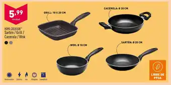 ALDI Sartén / Grill / Cacerola / Wok oferta