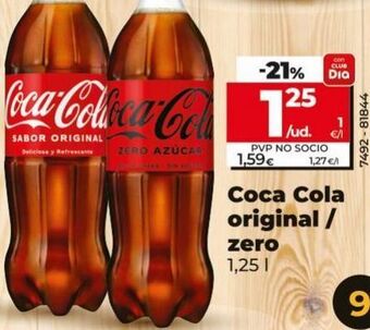 Maxi Dia Coca cola original / zero oferta