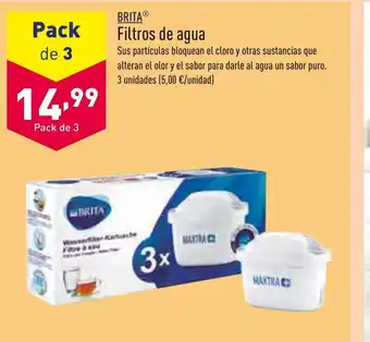 ALDI Filtros de Agua oferta