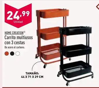 ALDI carrito Multiusos Con 3 Cestas oferta