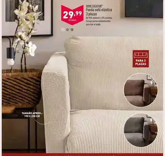 ALDI Funda Sofá Elástica 3 Plazas oferta