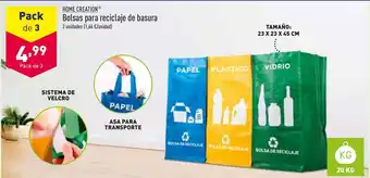 ALDI Bolsas Para Reciclaje de Basura oferta