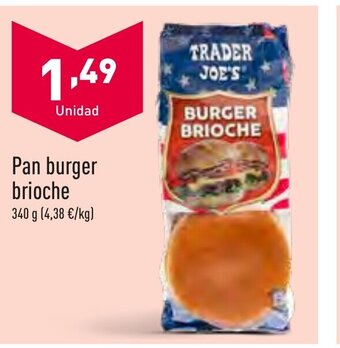 ALDI Pan Burger Brioche oferta