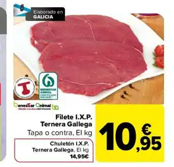 Carrefour Filete I.X.P. Ternera Gallega oferta