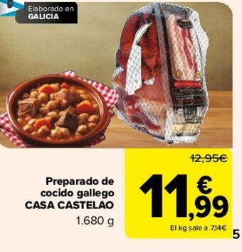 Carrefour Preparado de Cocido Gallego Casa Castelao oferta