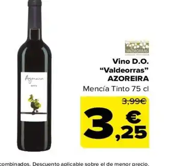 Carrefour Vino D.O Valdeorras Azoreira oferta
