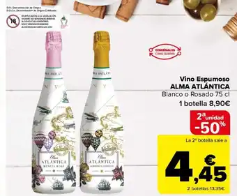 Carrefour Vino Espumoso Alma Atlántica oferta