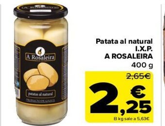 Carrefour Patata Al Natural I.X.P A Rosaleira oferta