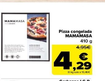 Carrefour Pizza Congelada Mamamasa oferta