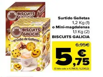 Carrefour Surtido Galletas o Mini-Magdalenas Biscuits Galicia oferta