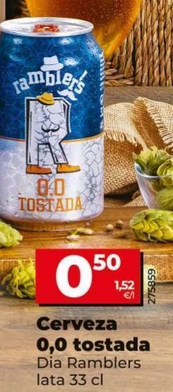 Maxi Dia Cerveza 0,0 tostada oferta