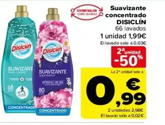 Carrefour Suavizante Concentrado Disicilín oferta