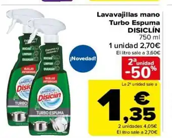 Carrefour Lavavajillas Mano Turbo Esouma Disiclín oferta