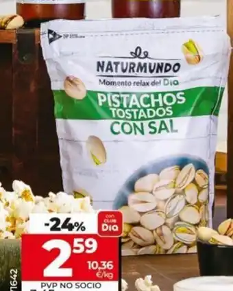 Dia Pistachos Tostados Con Sal oferta