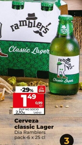 Dia Cerveza Classic Lager oferta
