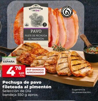 Dia Pechuga De Pavo Fileteada Al Pimentón oferta