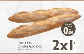 Supermercados La Despensa Barra Pan Cantabrica 300g oferta