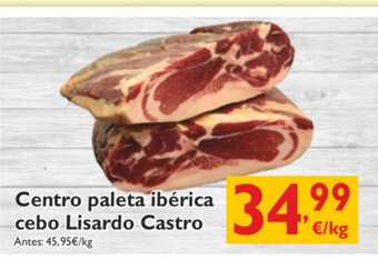 Supermercados La Despensa Centro paleta ibèrica cebo Lisardo Castro oferta