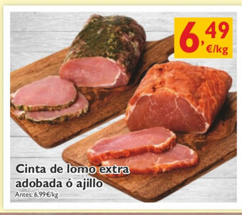 Supermercados La Despensa Cinta de lomo extra adobada ó ajillo oferta
