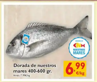 Supermercados La Despensa Dorada de nuestros mares 400-600 gr oferta