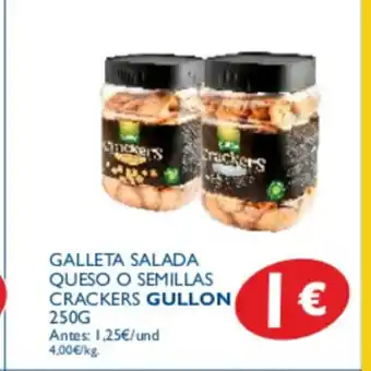 Supermercados La Despensa Gullon Galleta Salada Queso O Semillas Crackers 250g oferta