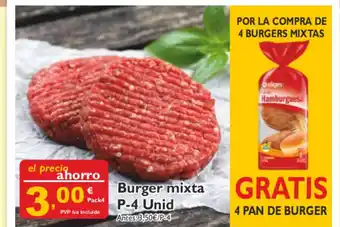Burger mixta P-4 Unid