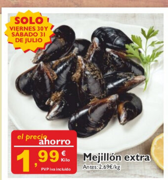 Supermercados La Despensa Mejillón extra oferta