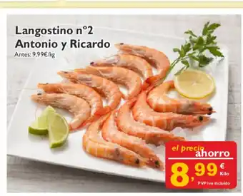 Supermercados La Despensa Langostino n2 Antonio y Ricardo oferta