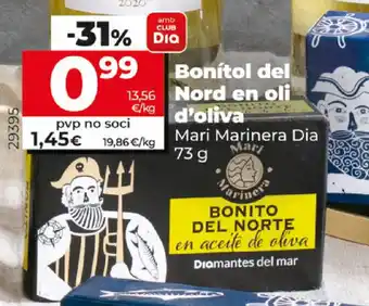 Dia Bonítol del Nord en oli d'oliva 73g oferta