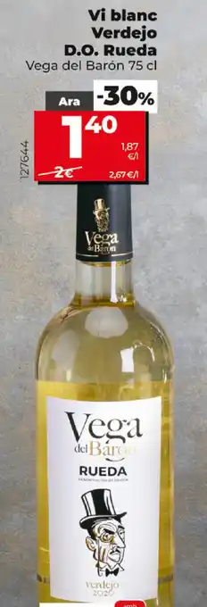 Dia Vi blanc Verdejo D.O. Rueda 75cl oferta