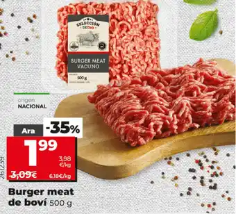 Dia Burger meat mde boví 500g oferta