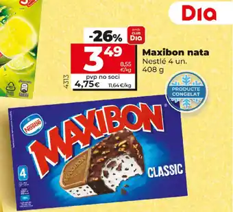 Maxibon nata 408g