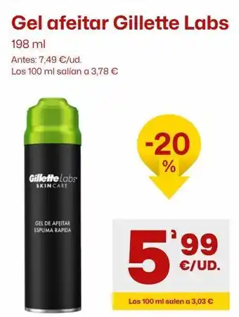 AhorraMas Gel de afeitar oferta