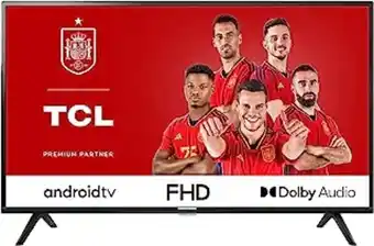 Amazon Tcl 40s5209 - smart tv de 40" fhd con android tv, hdr, micro dimming, dolby audio, google assistant, chromecast, google ho... oferta