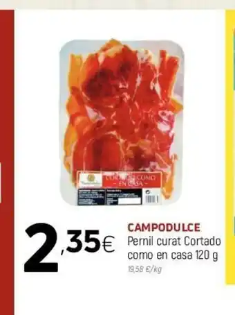 Coviran Campodulce Pernil curat Cortado como en casa 120 g oferta