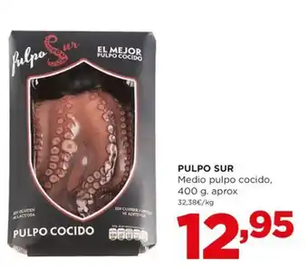 Alimerka Pulpo Sur Medio Pulpo Cocido 400 g. Aprox oferta