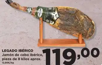 Alimerka Legardo Iberico Jamón De Cebo Iberico Pieza De 8 Kilos Aprox oferta