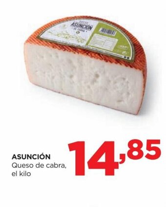 Alimerka Asunción Queso de cabra, el kilo oferta