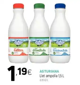 Coviran Asturiana Llet ampolla 1.5L oferta
