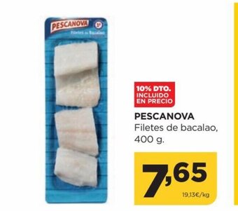 Alimerka Pescanova Filetes de bacalao oferta