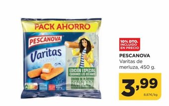 Alimerka Pescanova Varitas de merluza oferta