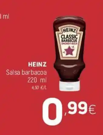 Coviran Heinz Salsa barbacoa 220ml oferta