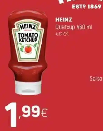 Coviran Heinz Quètxup 460ml oferta