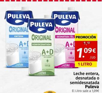 Maskom Supermercados Leche entera, desnatada o semidesnatada puleva oferta