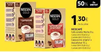 Coviran Nescafè Cafè soluble Mocha 8u oferta