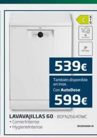 Tien 21 Lavavajillas 60 oferta