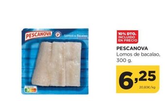 Alimerka Pescanova Lomos de bacalao oferta