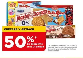 Alimerka Cuétara Y Artiach oferta